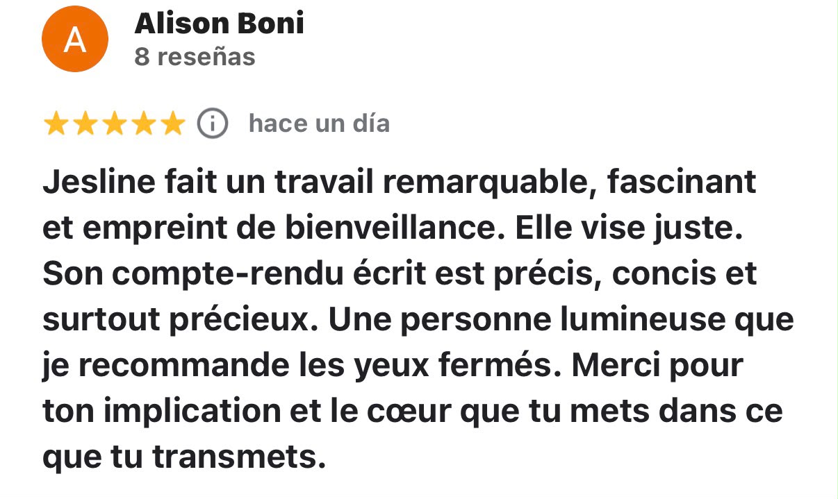 Avis d’Alison Boni